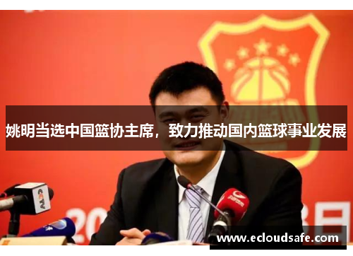 姚明当选中国篮协主席，致力推动国内篮球事业发展